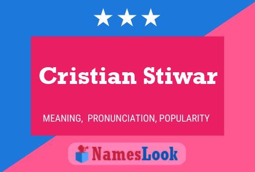 Постер имени Cristian Stiwar