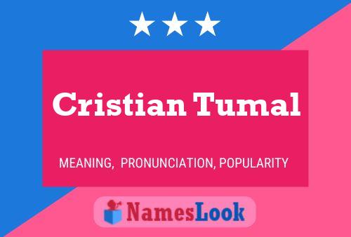 Постер имени Cristian Tumal