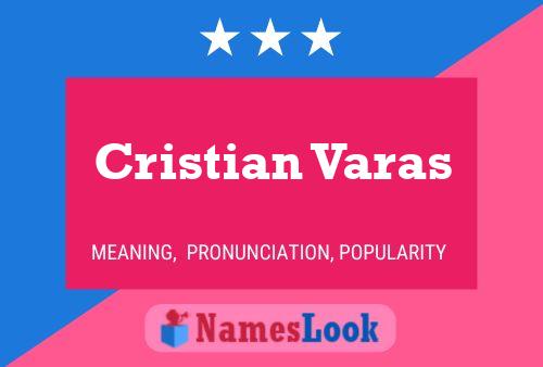 Постер имени Cristian Varas