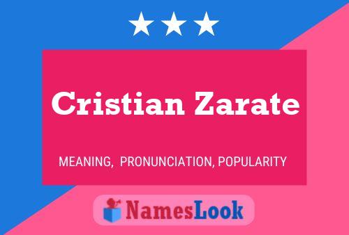 Постер имени Cristian Zarate