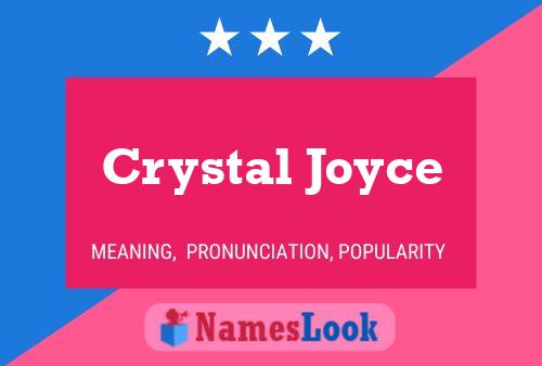 Постер имени Crystal Joyce