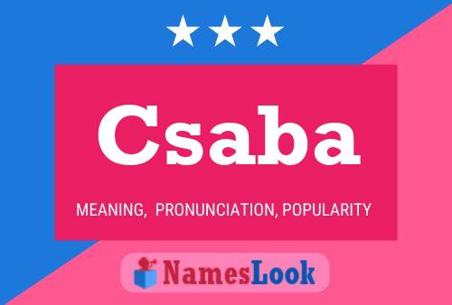 Постер имени Csaba