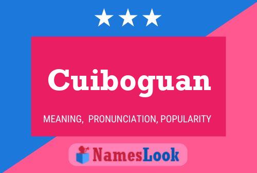 Постер имени Cuiboguan