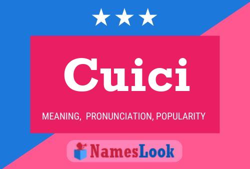 Постер имени Cuici