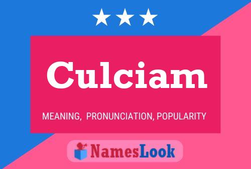 Постер имени Culciam