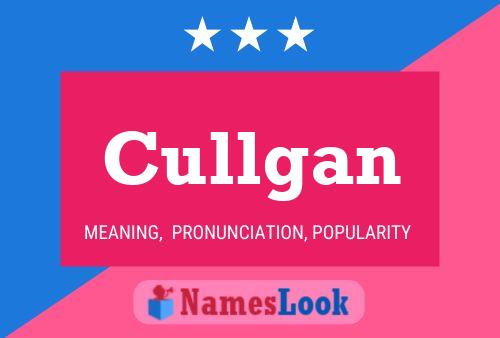 Постер имени Cullgan