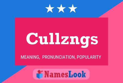 Постер имени Cullzngs