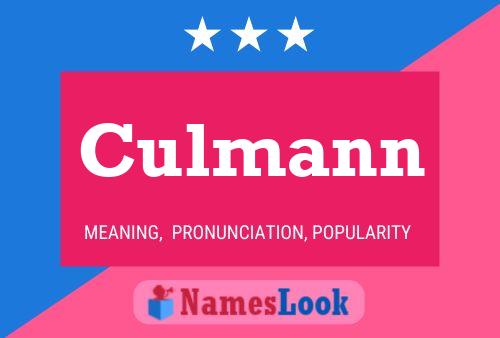 Постер имени Culmann