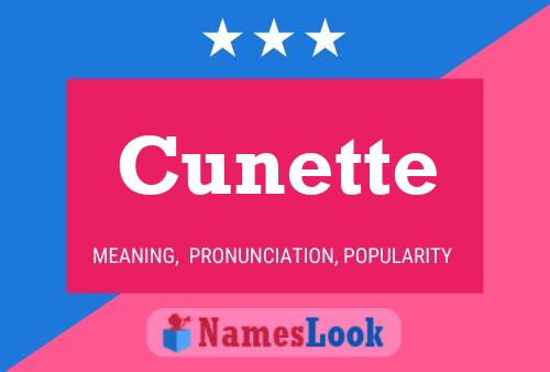 Постер имени Cunette