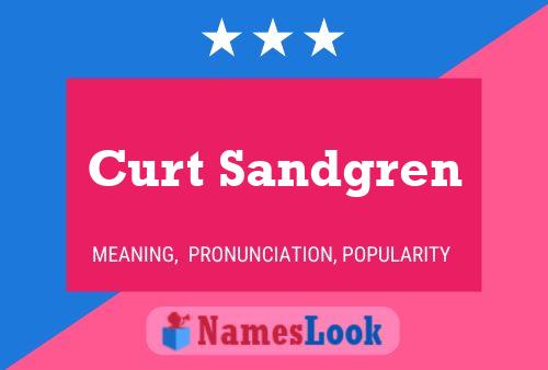 Постер имени Curt Sandgren