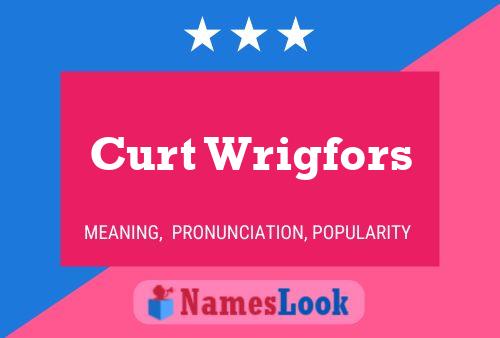 Постер имени Curt Wrigfors