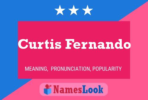 Постер имени Curtis Fernando