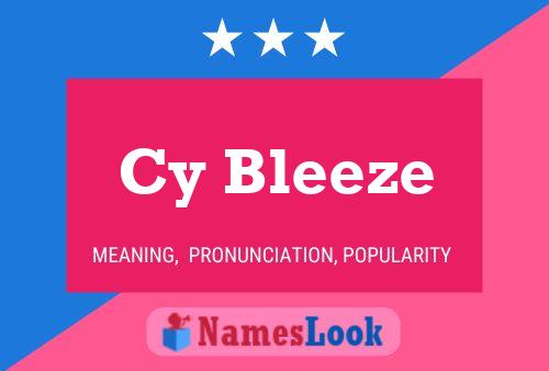 Постер имени Cy Bleeze