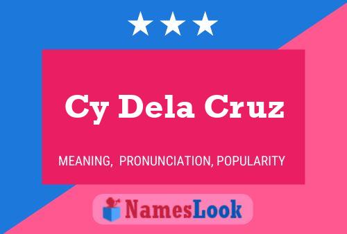 Постер имени Cy Dela Cruz