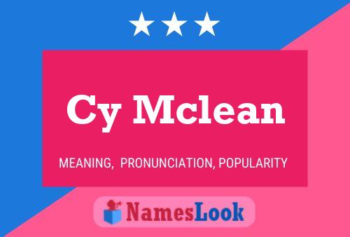 Постер имени Cy Mclean