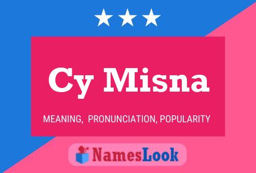 Постер имени Cy Misna