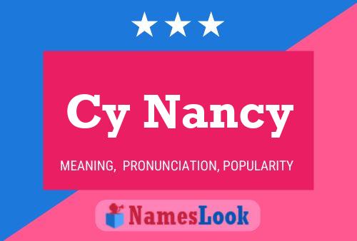 Постер имени Cy Nancy