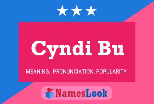 Постер имени Cyndi Bu