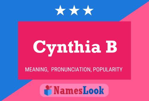 Постер имени Cynthia B