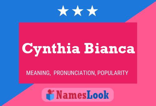 Постер имени Cynthia Bianca