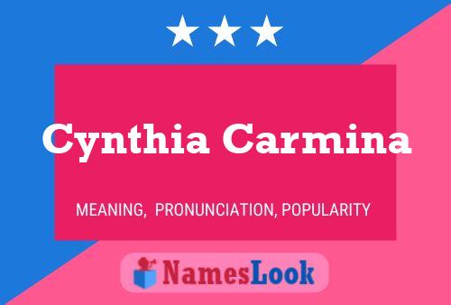 Постер имени Cynthia Carmina