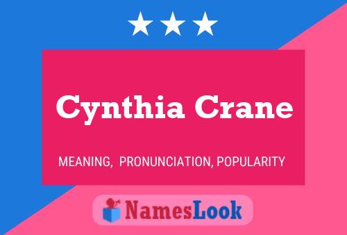 Постер имени Cynthia Crane