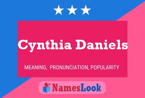 Постер имени Cynthia Daniels