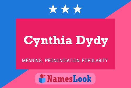 Постер имени Cynthia Dydy