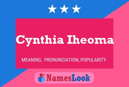 Постер имени Cynthia Iheoma