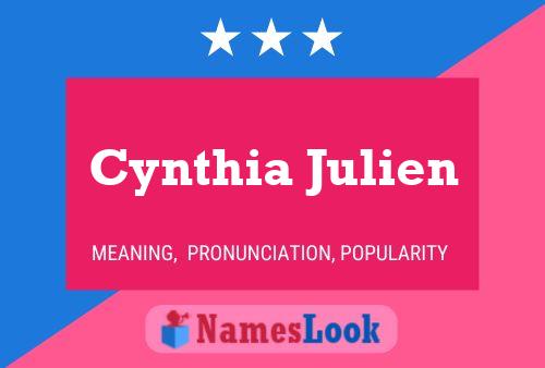 Постер имени Cynthia Julien