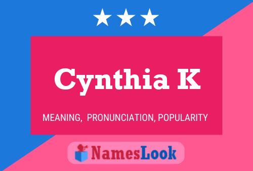 Постер имени Cynthia K