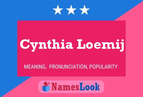 Постер имени Cynthia Loemij