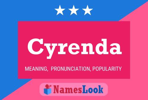 Постер имени Cyrenda