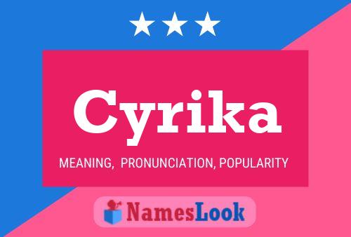 Постер имени Cyrika