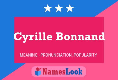 Постер имени Cyrille Bonnand