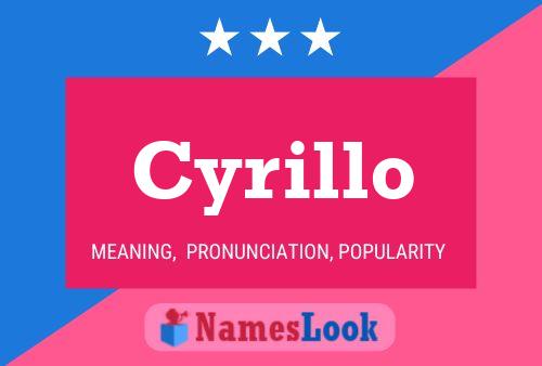 Постер имени Cyrillo