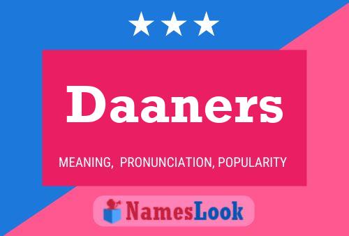 Постер имени Daaners