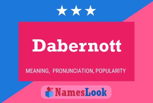 Постер имени Dabernott