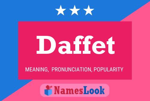 Постер имени Daffet