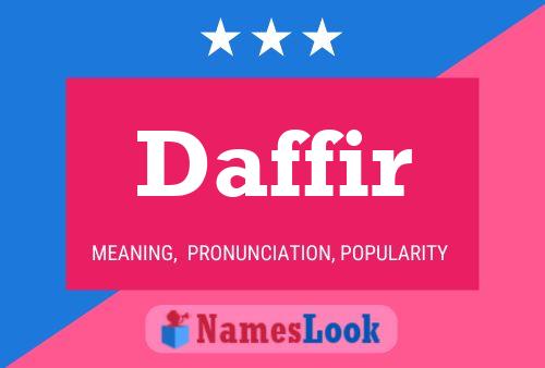 Постер имени Daffir