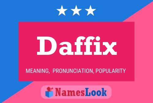 Постер имени Daffix