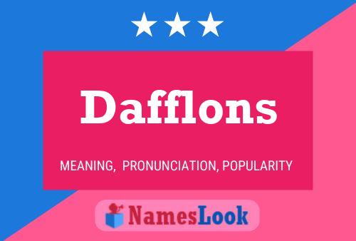 Постер имени Dafflons