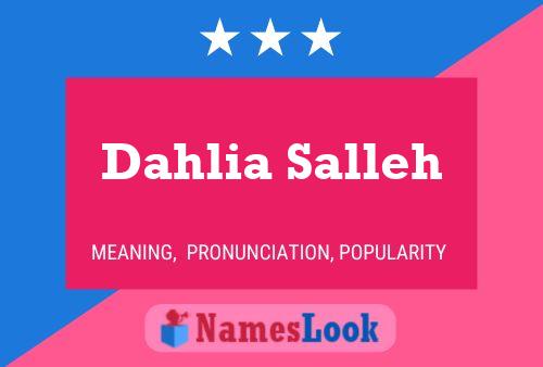 Постер имени Dahlia Salleh