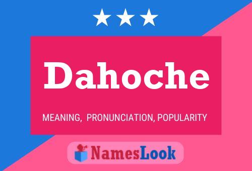 Постер имени Dahoche