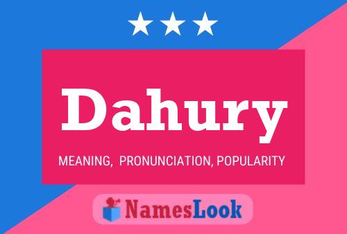 Постер имени Dahury