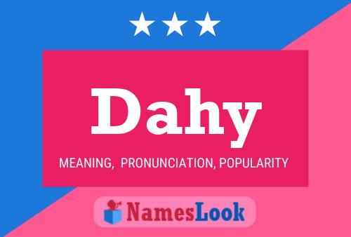 Постер имени Dahy