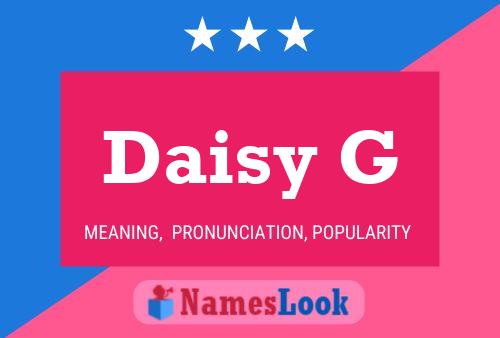 Постер имени Daisy G