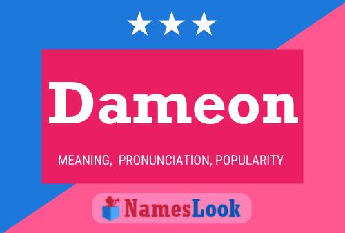 Постер имени Dameon