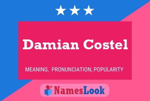 Постер имени Damian Costel