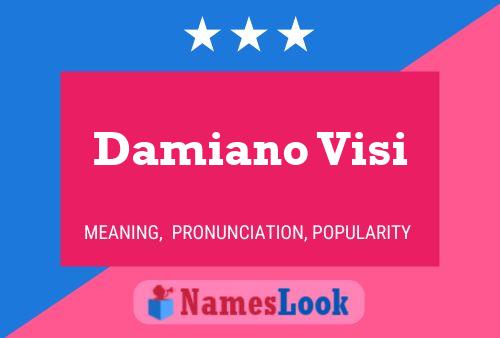 Постер имени Damiano Visi